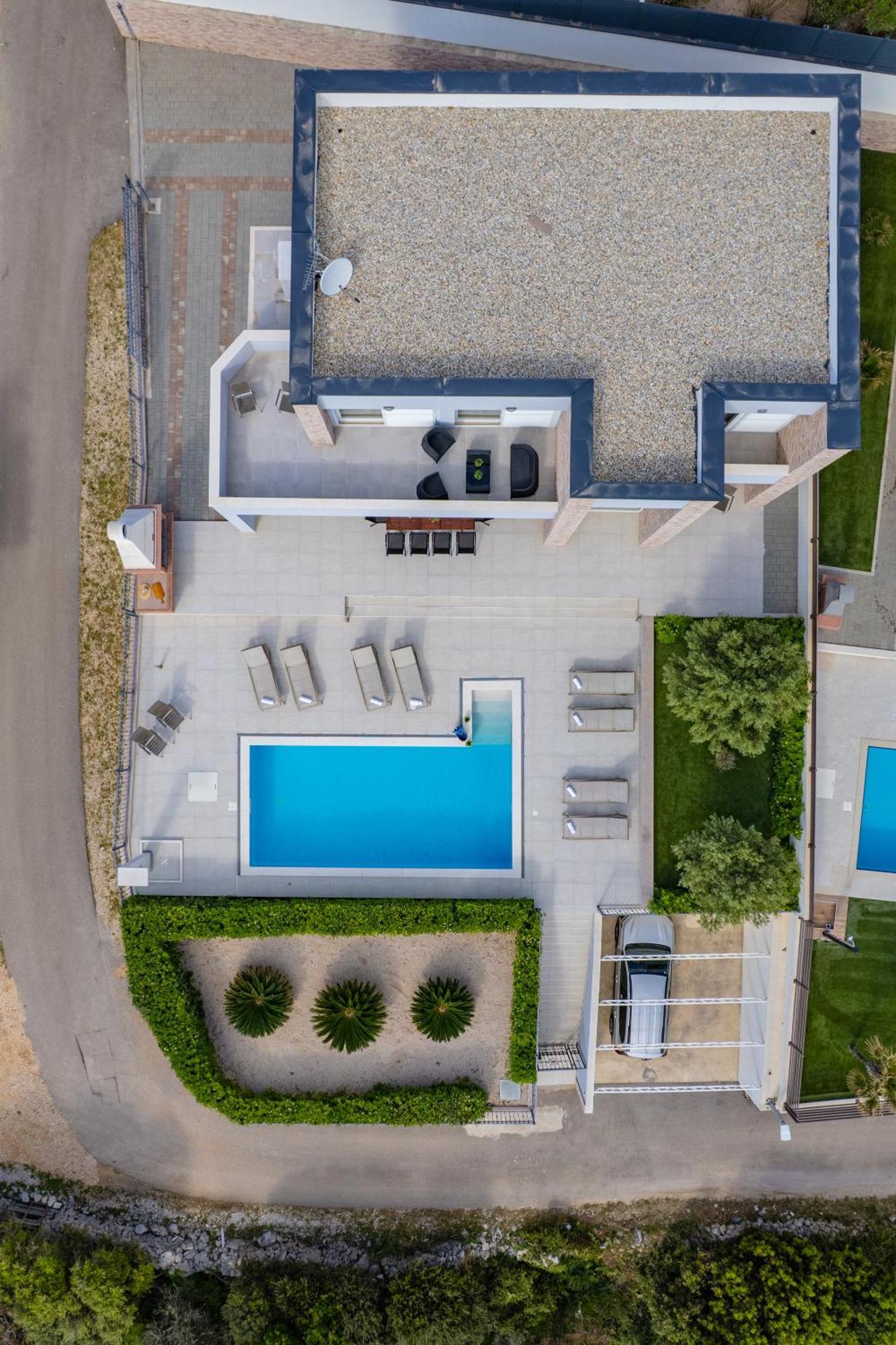 Villas Royal I With Private Pool Novalja Eksteriør billede