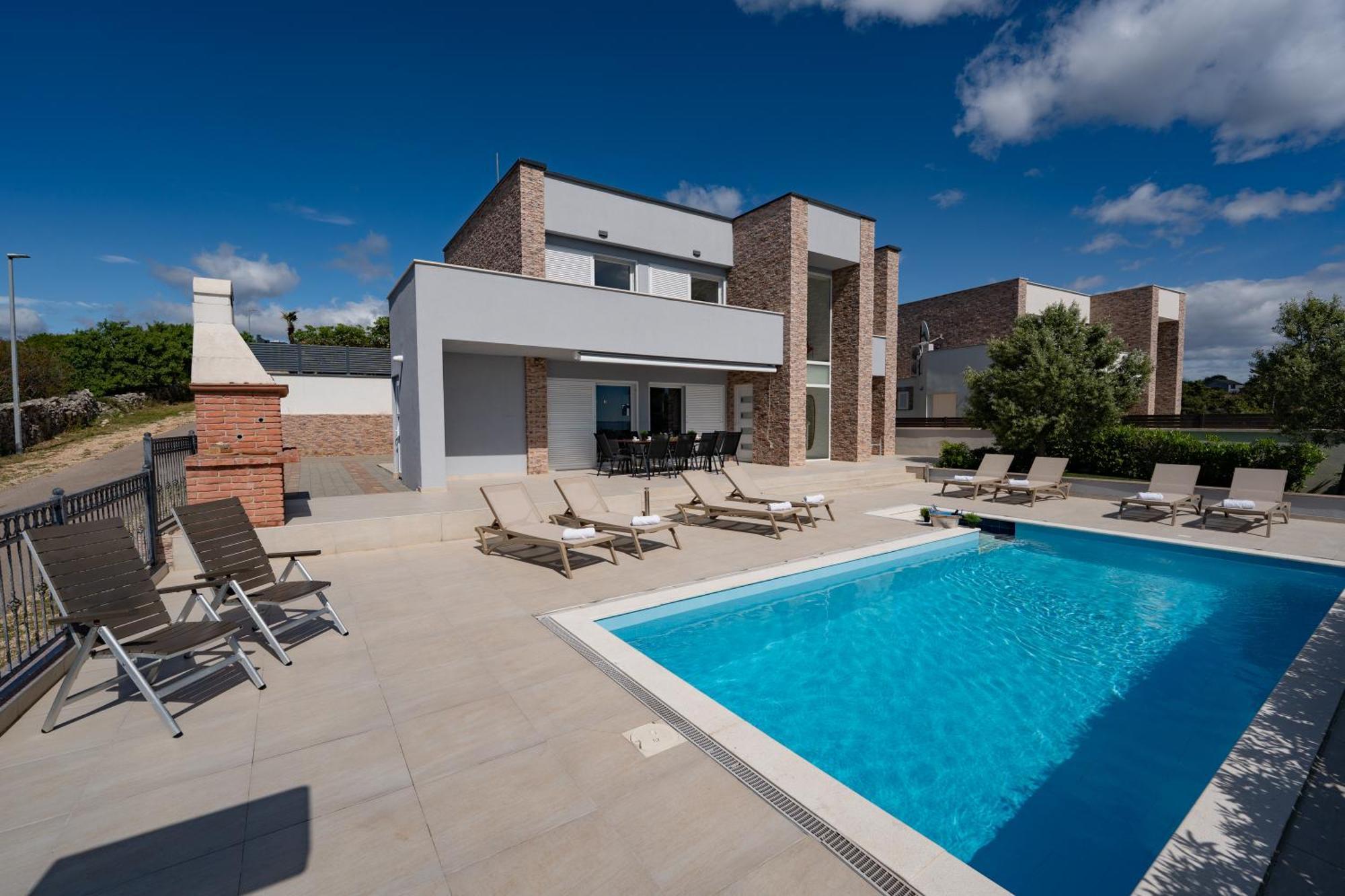 Villas Royal I With Private Pool Novalja Eksteriør billede